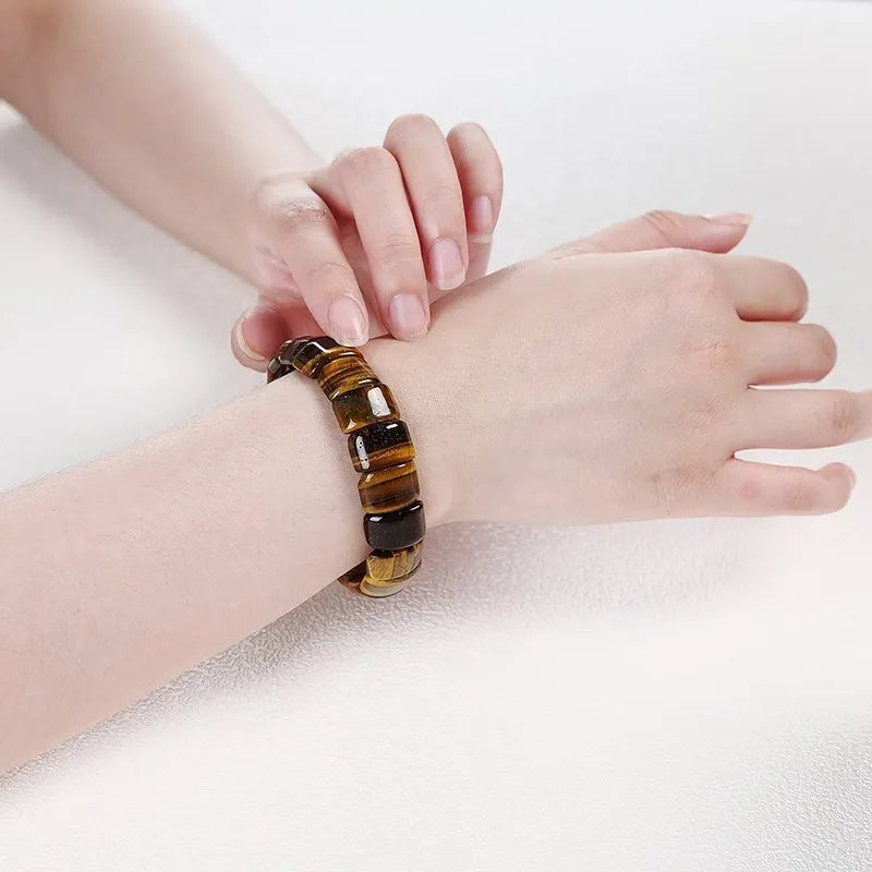 Orexy™ Natural Tiger Eye Energy Bracelet  For Balance, Strength & Vitality