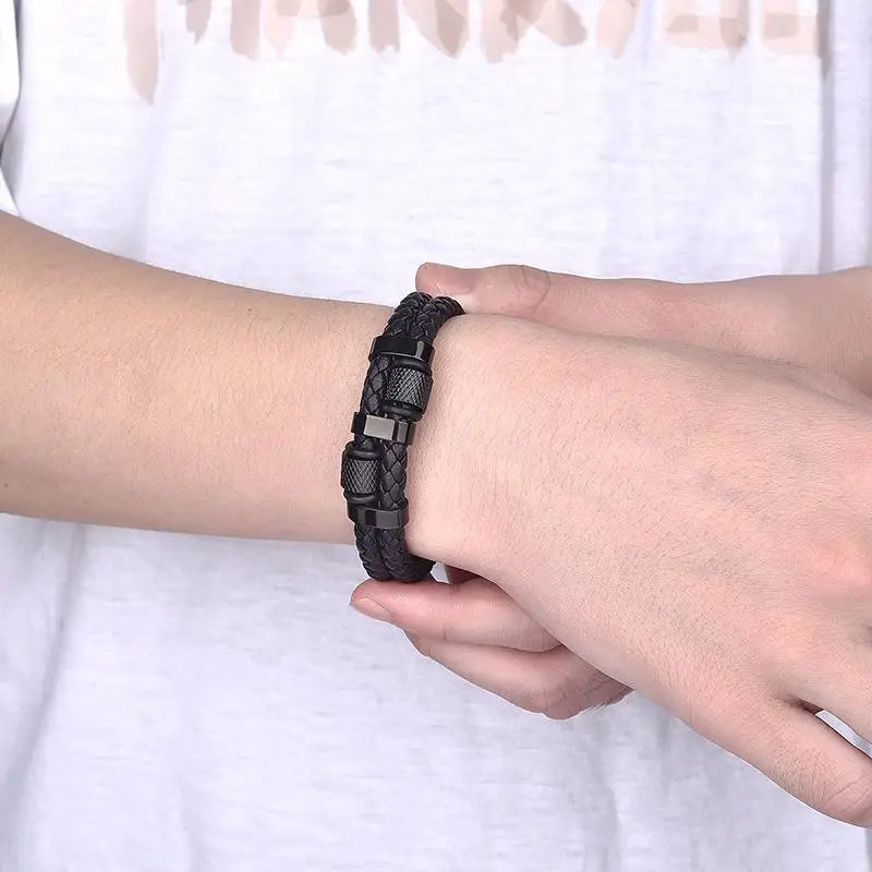 Orexy™ Titan’s Fortune spiritual and fashion Leather Bracelet