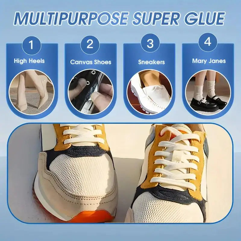 Professional Shoe Repair Glue (60ml) | Strong elastic adhesive for sports shoes, synthetic leather and accessories.