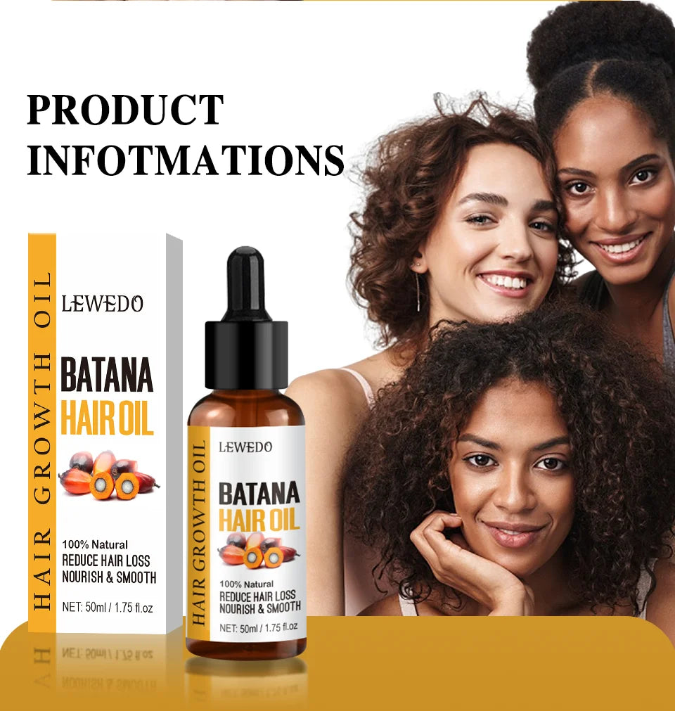 Hair Growth Batana Oil Serum Fast Growing Hair Essential Oil Beauty Hair Care Anti-Hair Loss Essence Natural Repair Damaged Hair