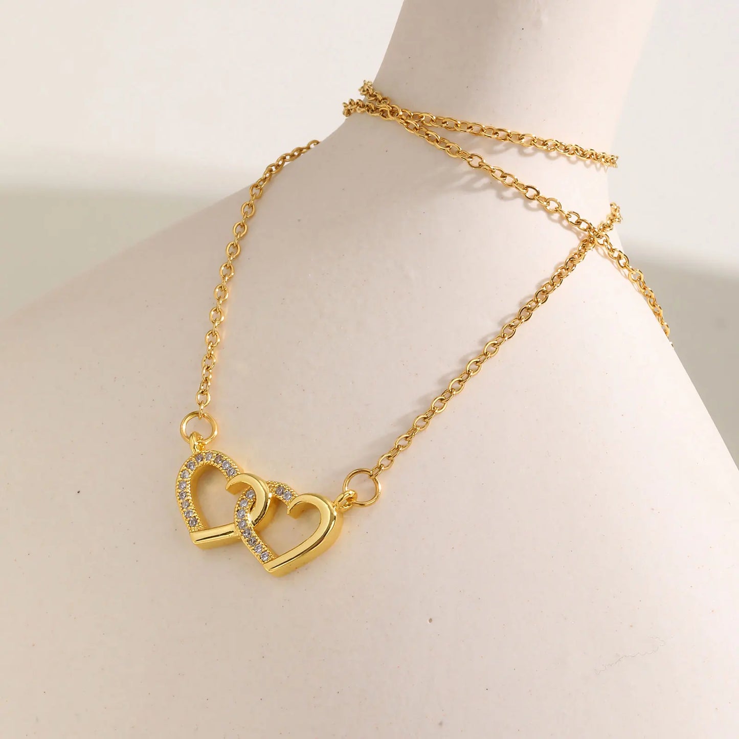 Orexy™ Exquisite Double Heart Necklace for Women