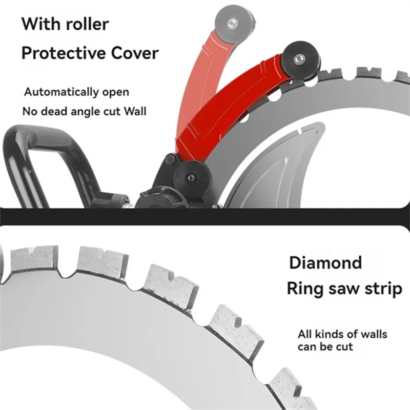 Concrete And Bricks High Frequency Brushless Ring Saw -- Wall Cutting Machine