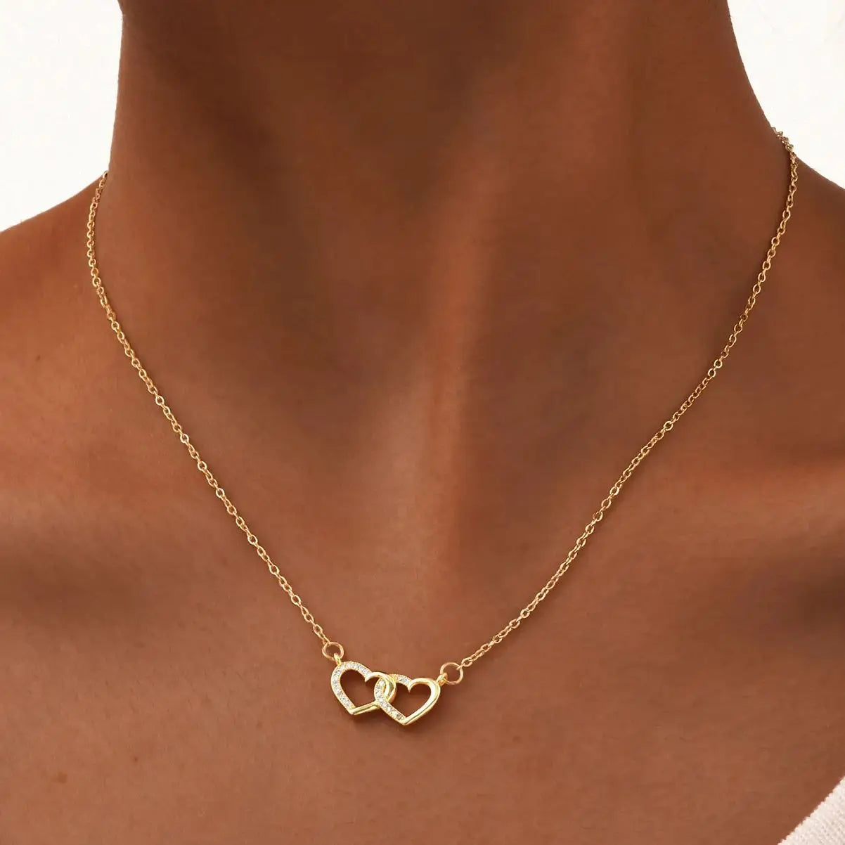 Orexy™ Exquisite Double Heart Necklace for Women