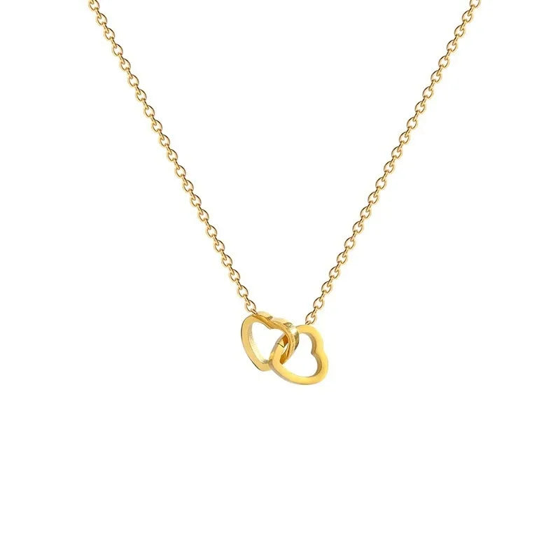 Orexy™ Luxury Double Heart Pendant Necklace for Women