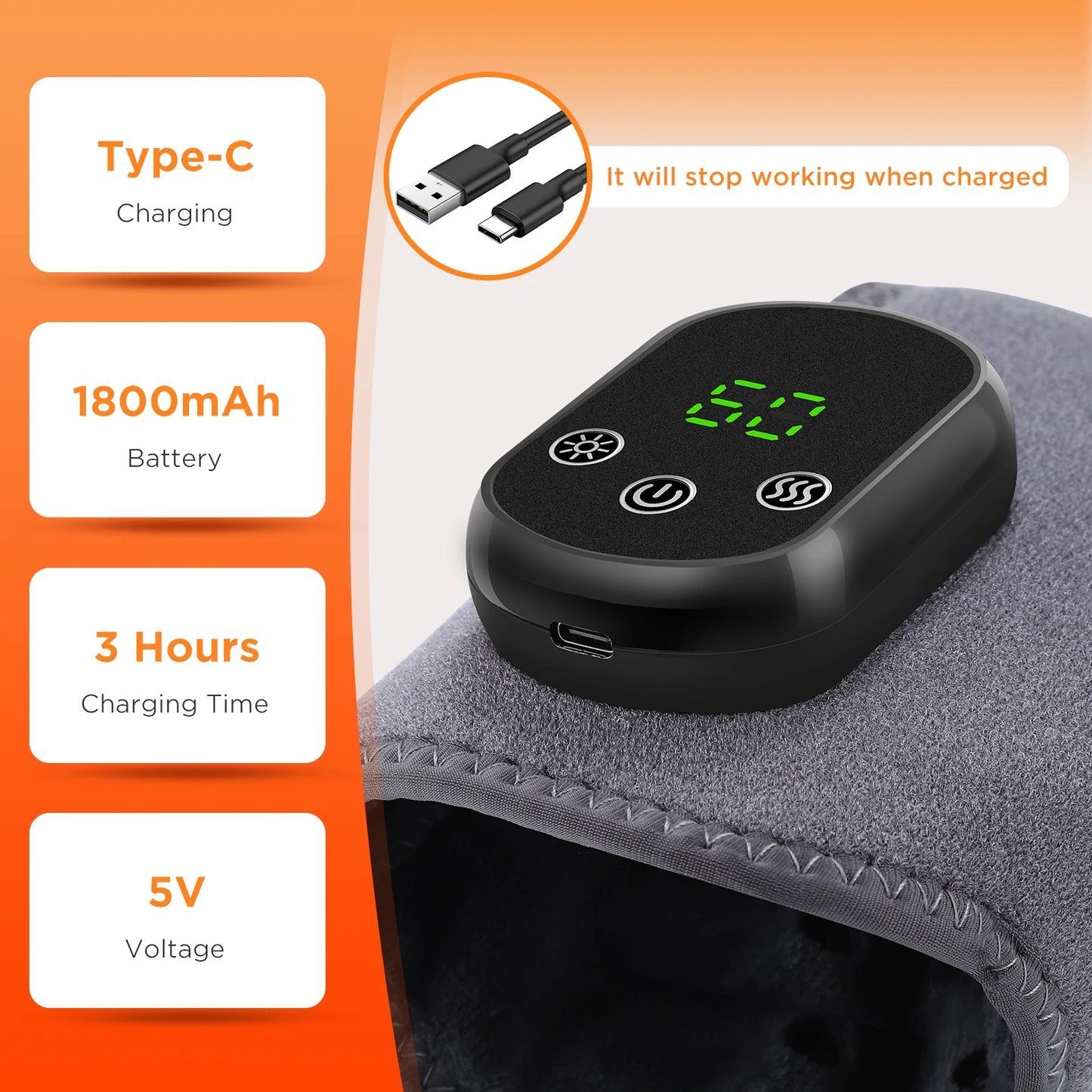 Electric Heating, Laser Wrist and Ankle Massage