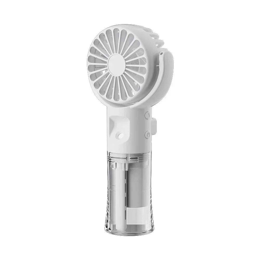 Portable Mini Handheld Humidifier USB Rechargeable Fan for Outdoor