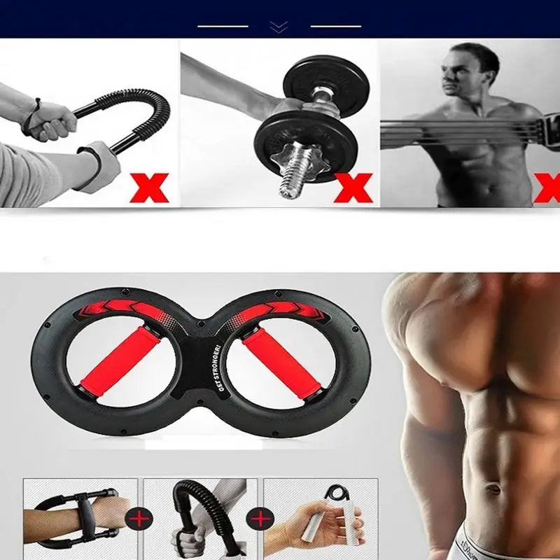 Wrist And Forearm Strengthener Forearm Hand Muscle Fitness Trainer Ergonomic Design Strength Training Tool For Travel Dormitory