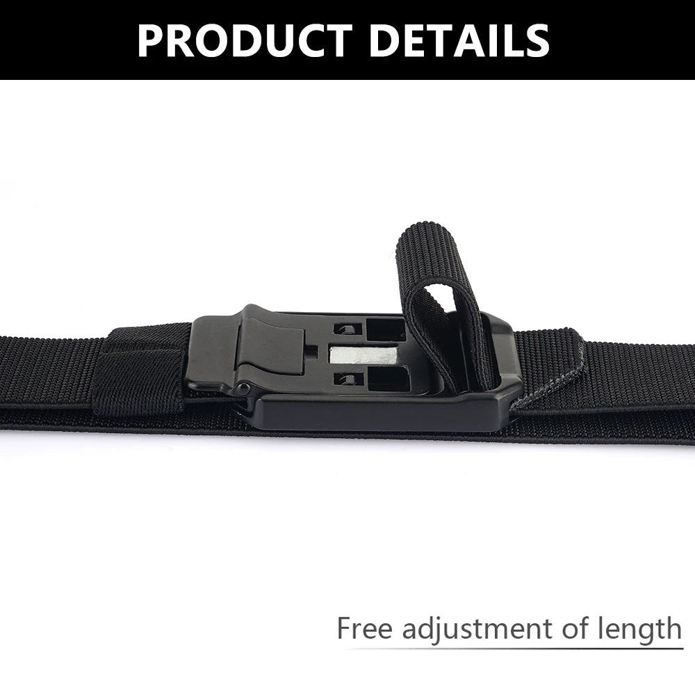 TUSHI™ Magnetic Quick-Release Tactical Belt – Built for Power, Designed for Performance