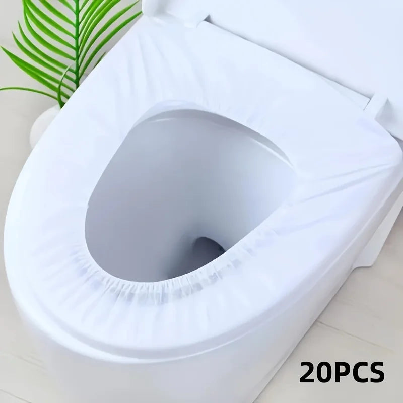 20pcs Portable Disposable  Waterproof Toilet Seat Covers