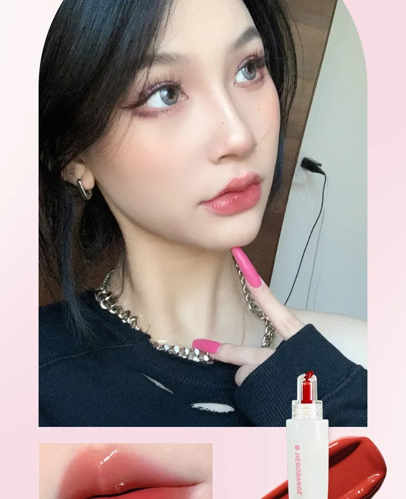 Jelly Lip Gloss Long Lasting Mirror Water Lip Glaze Colored Moisturizing Lipstick Crystal Shiny Lip Tint Korean Lips Care Makeup